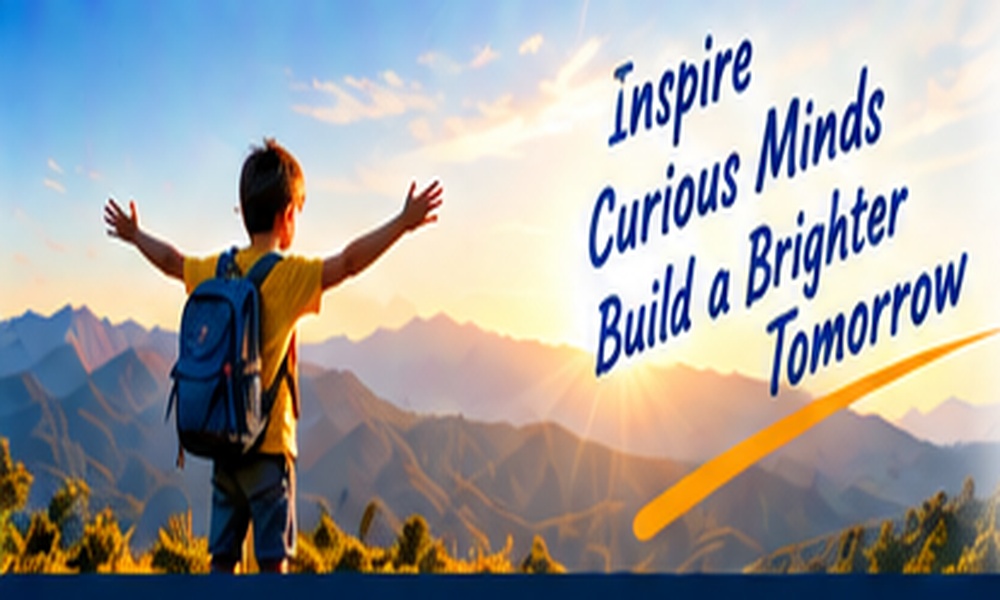 Young learner exploring outdoors